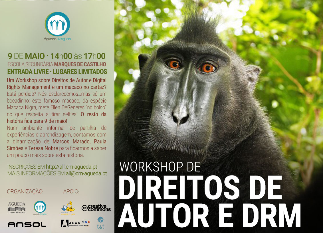 Poster do “Workshop de Direitos de Autor”